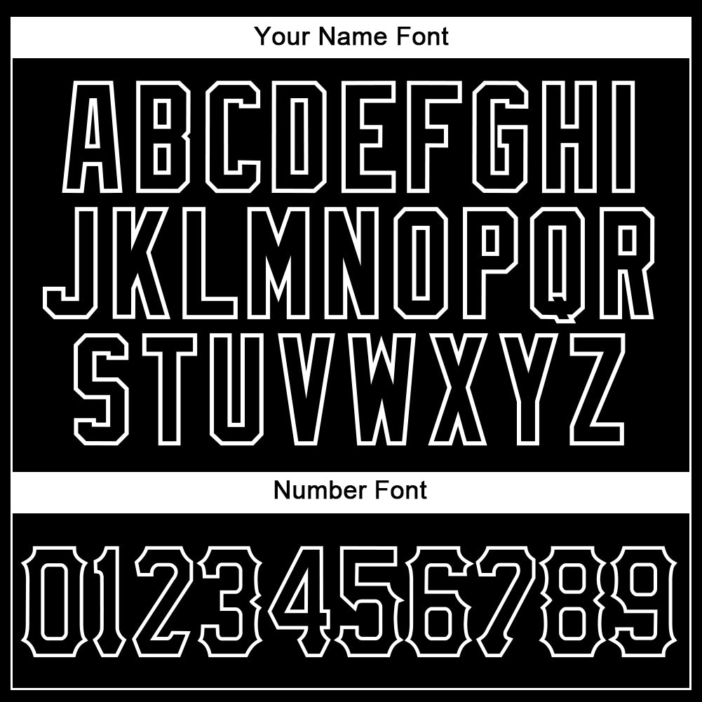 Custom Black White Pinstripe Black-White Authentic Baseball Jersey - Image 5