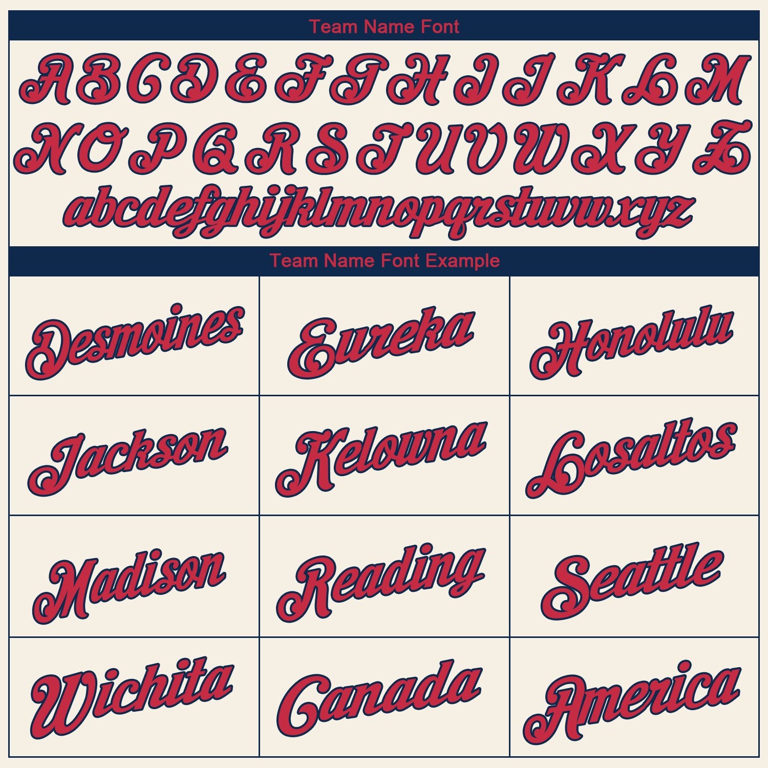 Custom Cream Red-Navy Authentic Baseball Jersey - Image 6