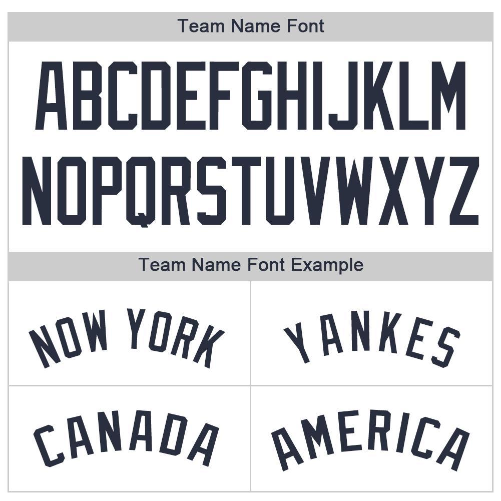 Custom White Navy Pinstripe Navy Baseball Jersey - Image 5